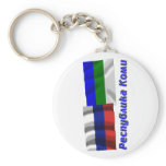 Russia and Komi Republic keychains
