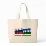 Russia and Republic of Bashkortostan Tote Bag