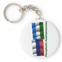 Russia and Republic of Bashkortostan Keychains