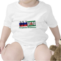 Russia and Republic of Ingushetia t-shirts by Vexillophile Russia and Republic of Ingushetia t-shirts