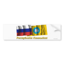 Russia and Republic of Kalmykia bumper stickers