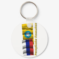 Russia and Republic of Kalmykia keychains