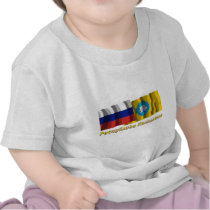 Russia and Republic of Kalmykia t-shirts