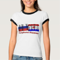 Russia and Republic of Mordovia t-shirts