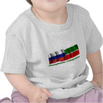 Russia and Republic of Tatarstan t-shirts by Vexillophile Russia and Republic of Tatarstan t-shirts