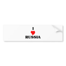 RUSSIA BUMPER STICKERS