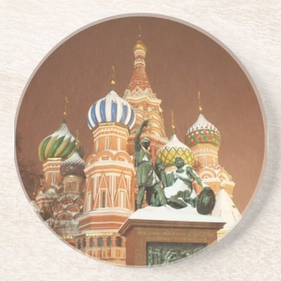 Russia Cathedral coasters