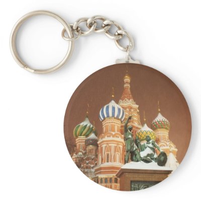 Russia Cathedral Key Chains
