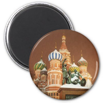 Russia Cathedral Refrigerator Magnet