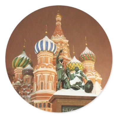 Russia Cathedral stickers
