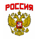 Russia Crest Poccnr T-shirt