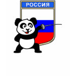 This is a cute shirt for fencing fans. Panda has his foil ready for a fencing match! Support the Russian Fencing Team or your favorite fencer with this cute Fencing Panda t-shirt!
