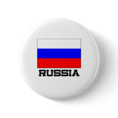 Russia Flag Button