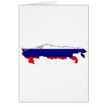 Russia flag map cards by FlagStore Russia flag map cards