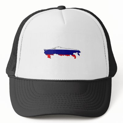 Russia Flag Map full size Hat by representmycountry