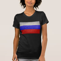 Russia Flag; Russian; Tee Shirts