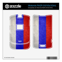 Russia Flag; Skin For Motorola RAZR