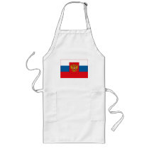 Russia Flag w COA (light) Apron by FlagTshirts Russia Flag w COA (light) Apron