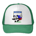 Russia Football Panda Mesh Hats
