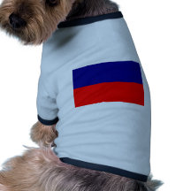 Russia High quality Flag Doggie Tshirt