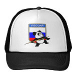 Russia Javelin Panda Mesh Hat
