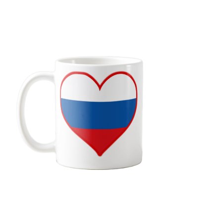 Russia Love mugs