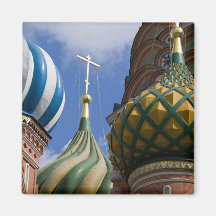 Russia, Moscow, Red Square. St. Basil's Magnet