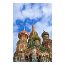 Russia, Moscow, Red Square, St. Basil's Photograph
