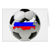 Russia national team greeting cards