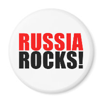 RUSSIA ROCKS REFRIGERATOR MAGNETS