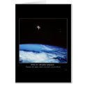 Russia’s Mir Space Station, the Earth and the Moon cards