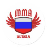 Russia Round Sticker