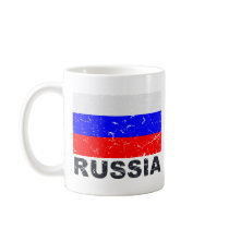 Russia Vintage Flag mugs