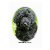Russian Black Terrier business cards