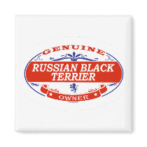 RUSSIAN BLACK TERRIER_ magnets