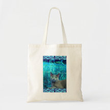 Russian Blue Cat Budget Tote Tote Bags