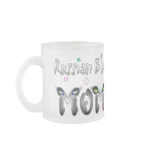 Russian Blue Cat Mom Gifts mugs