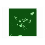 Russian Blue Cat Pop Art Postcard
