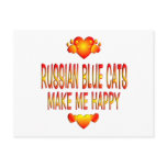 Russian Blue Cat Postcard