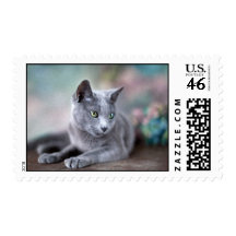 Russian Blue Stamp