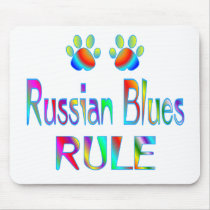 Russian Blues Rule mousepads