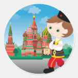 Russian boy sticker
