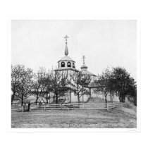 Russian Church Covered by Volcananic Ash 1912 posters