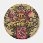 russian church fridge magnet