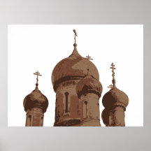 Russian Church Poster