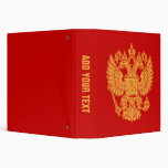 Russian Coat of Arms of The Russian Federation 3 Ring Binders