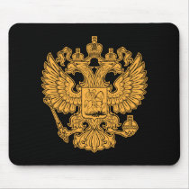 Russian Coat of Arms of The Russian Federation Mouse Pad