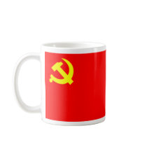 RUSSIAN COMMUNIST FLAG mugs