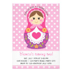 Russian Doll Invitation - Matryoshka Girl Birthday Russian Doll Invitation - Matryoshka Girl Birthday