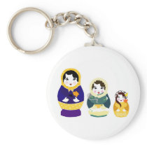 Russian Dolls Key Chain